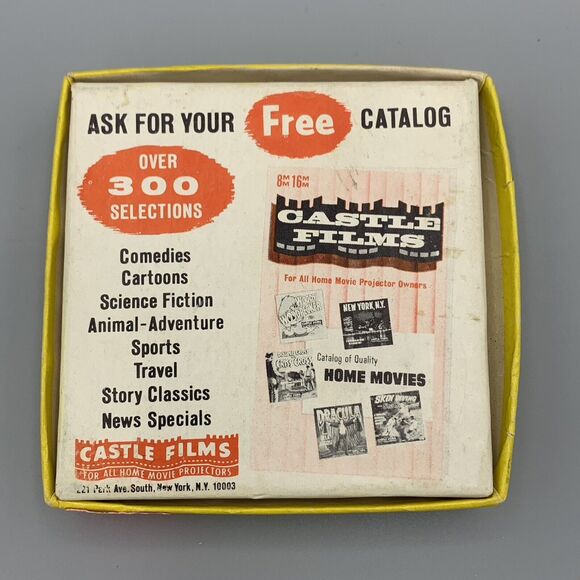 Vtg Super 8 Film Woody Woodpecker Misguided Missile Castle Films B & W Untested - Picture 4 of 8